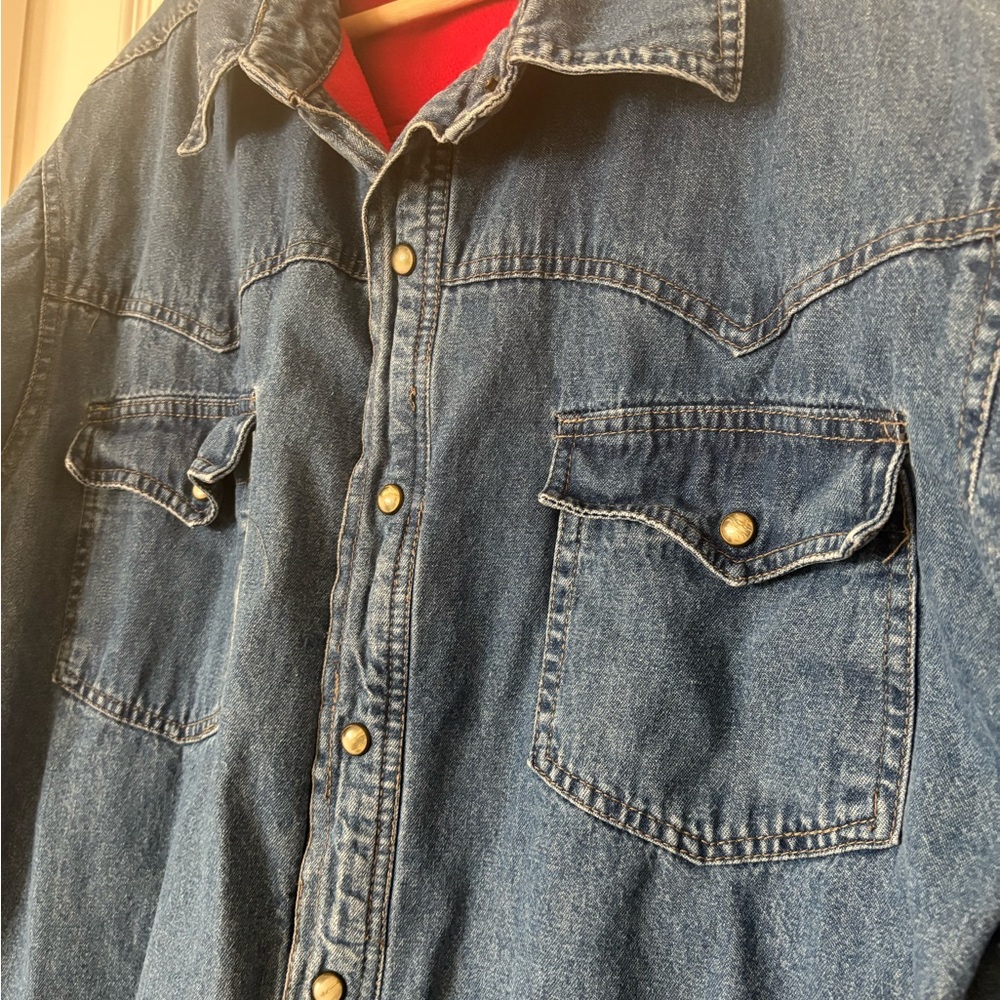 Denim Flannel Lined Jacket - Picture 3 of 8